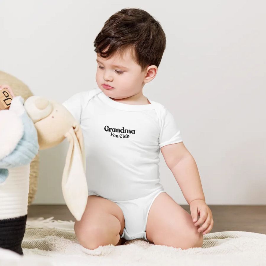Grandma Fan Club Baby Short Sleeve Onesie product image (6)