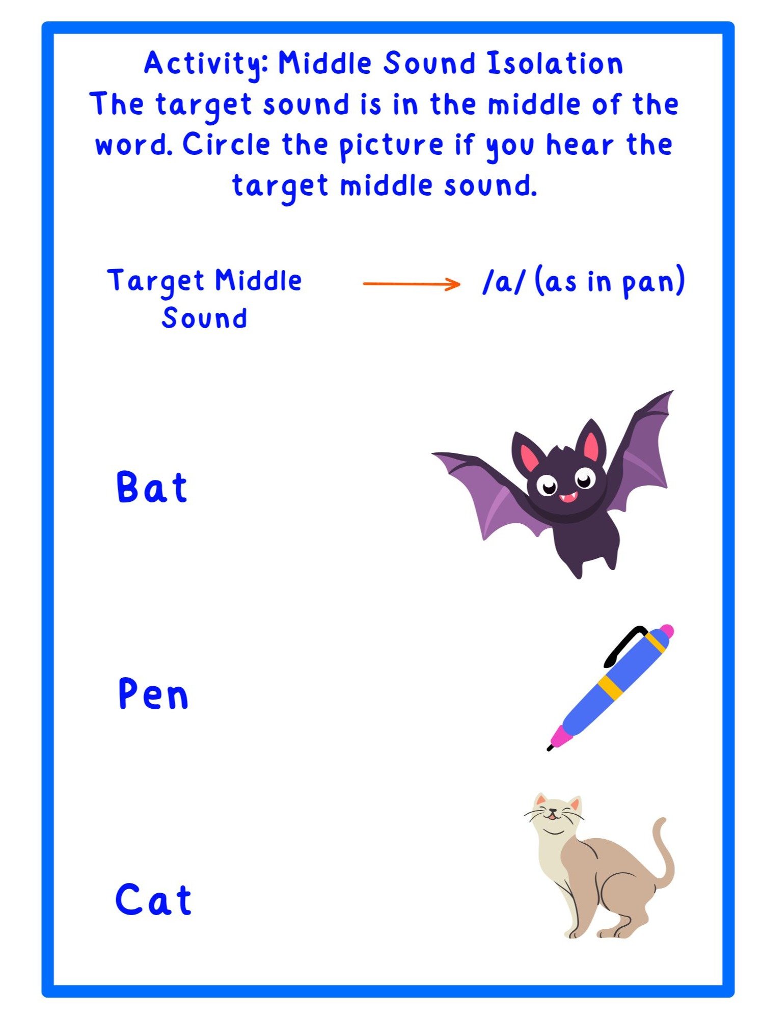 Phonological Awareness Worksheets product image (6)
