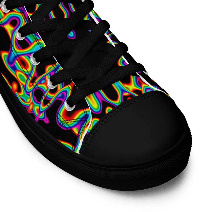 rainbows melt High Top canvas shoes (womens) product image (2)