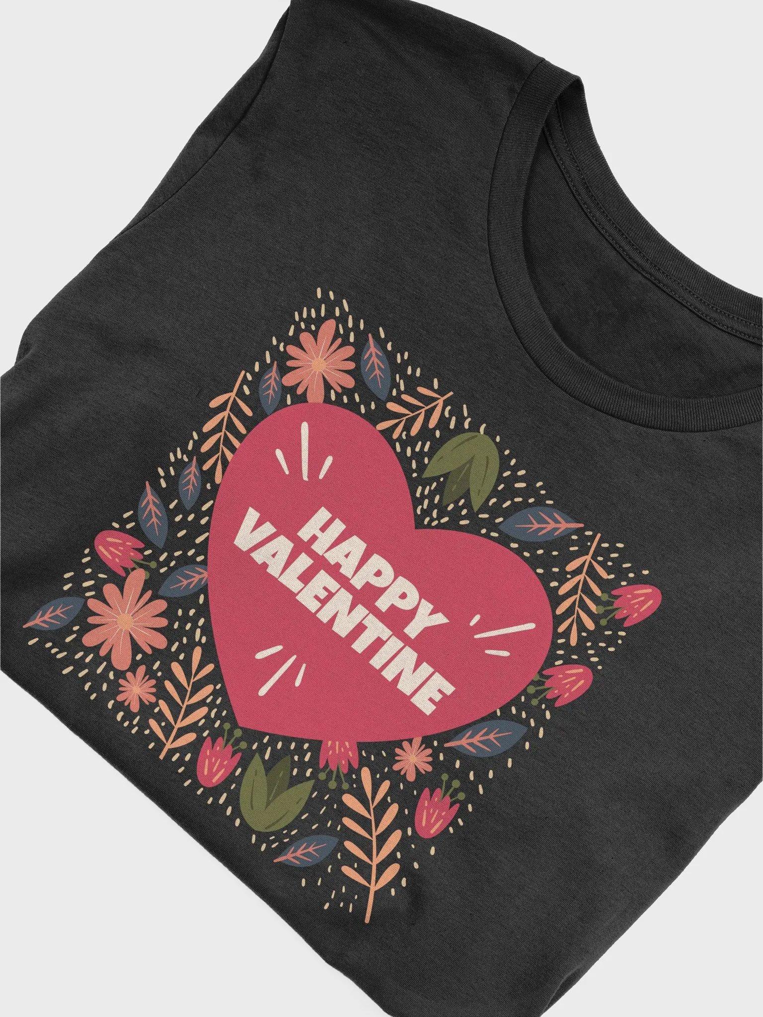 Valentine's Floral Heart T-Shirt product image (49)