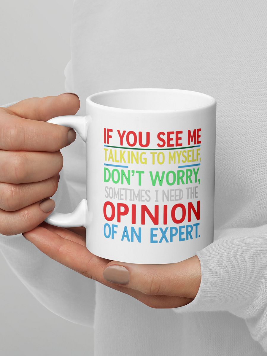 Expert Opinion White Glossy Mug product image (19)