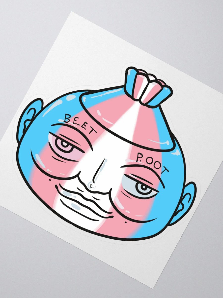 Trans Poot bubble free stickers product image (1)