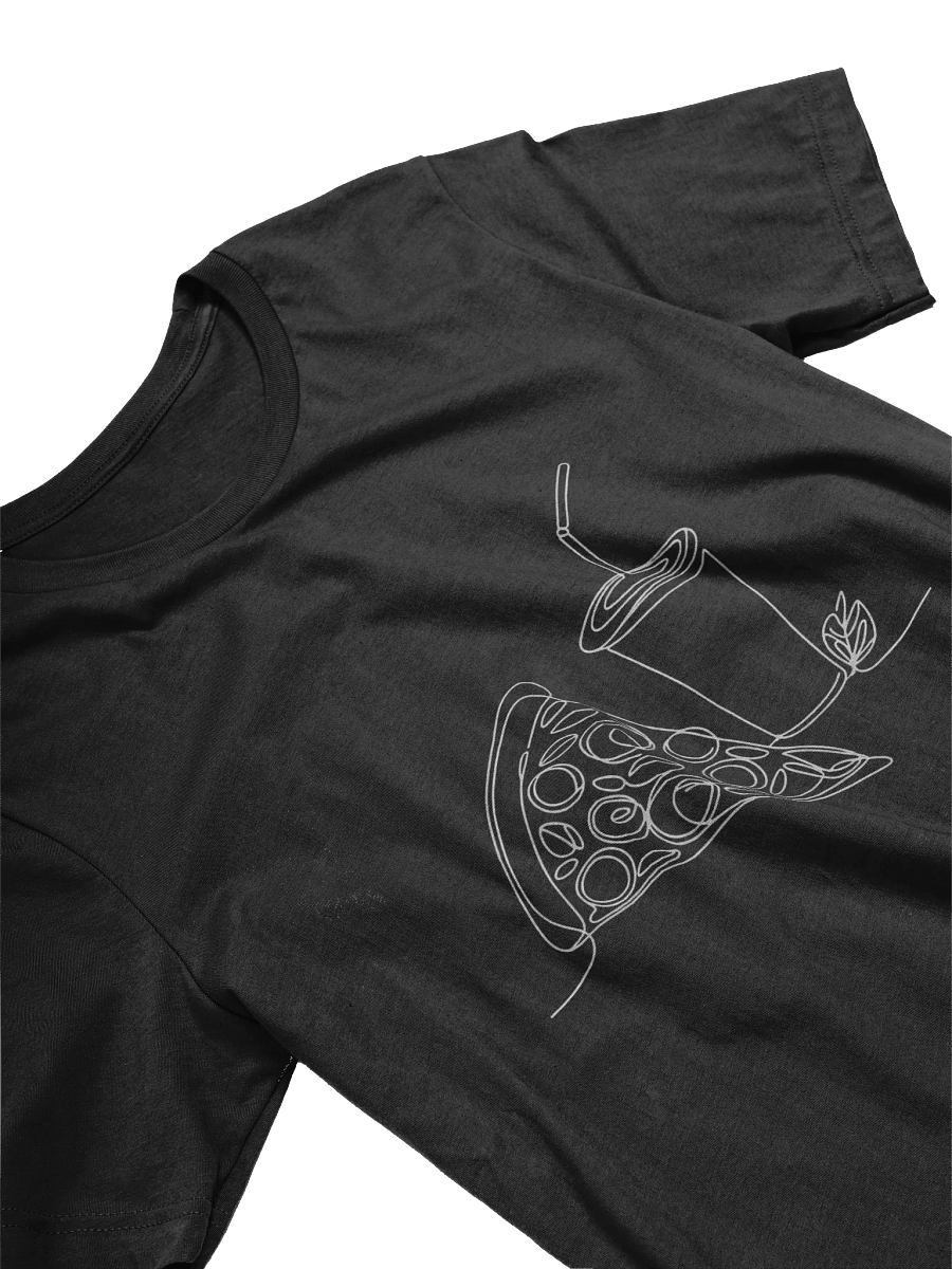 Pizza Slice And Soda Drink Line Art Design Tee product image (21)