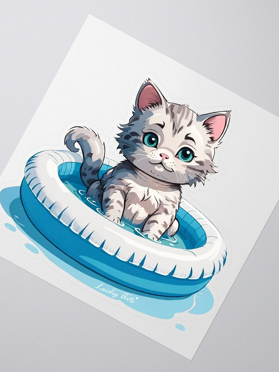 Wet Kitty Vinyl Sticker product image (6)