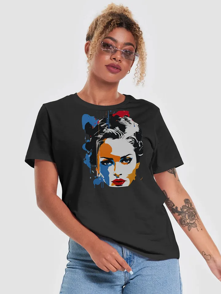 Abstract Girl - Bella Canvas Women's Supersoft Relaxed-fit T-Shirt product image (1)