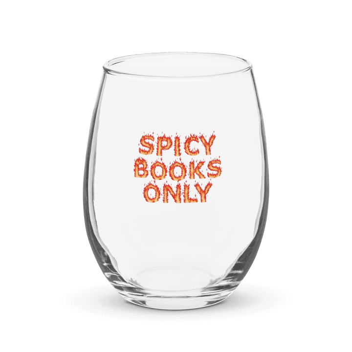 Spicy Books Only Stemless Wine Glass product image (1)