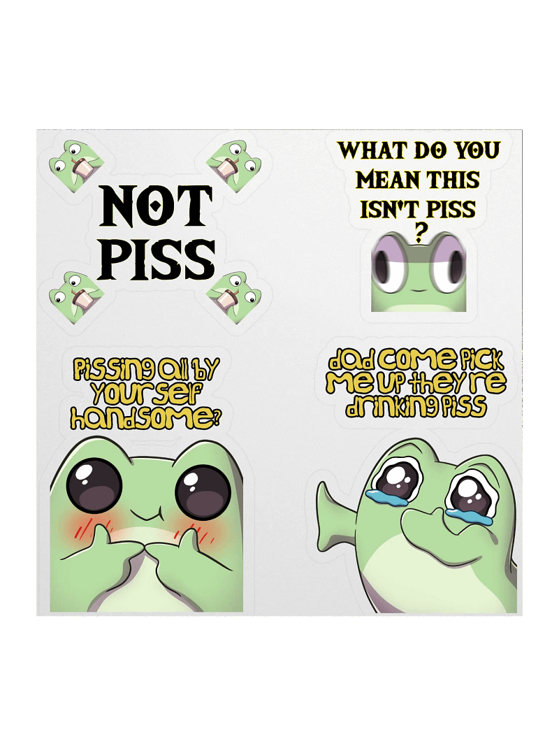 PISS STICKERS LIMITED EDITON