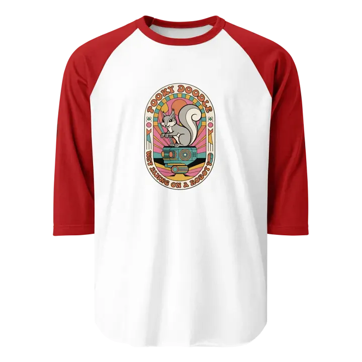 Pooky Doodle Robot Raglan Tee product image (1)