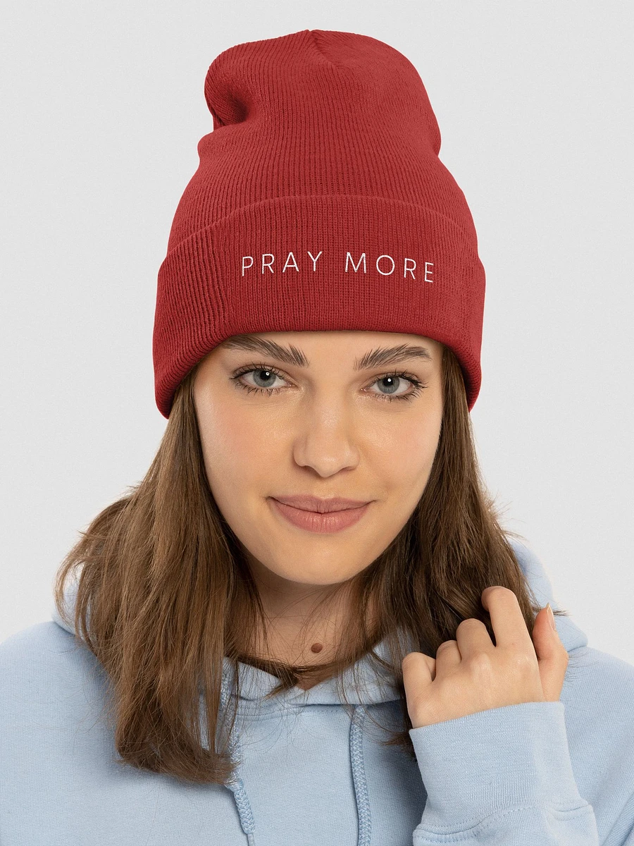 Pray More - Beanie (Many Colors) product image (3)