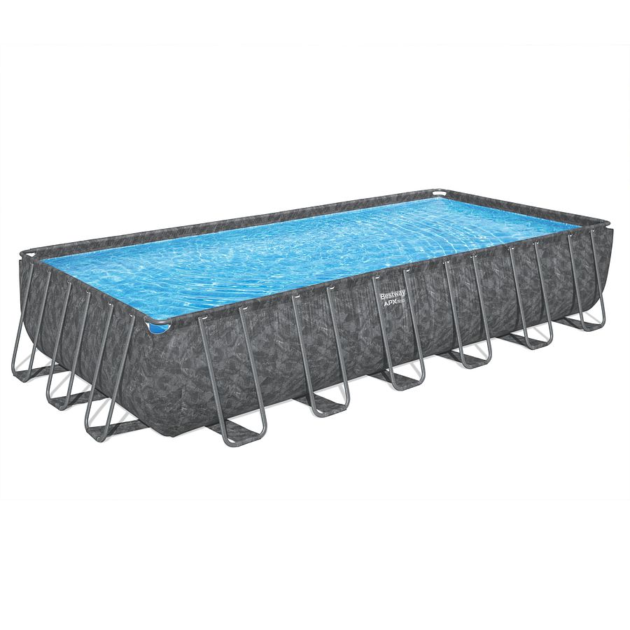 NEW 561KG - APX365 24 ft x 12 ft x 4.3 ft (Rectangular PoolSet w. Sand Filter) product image (3)
