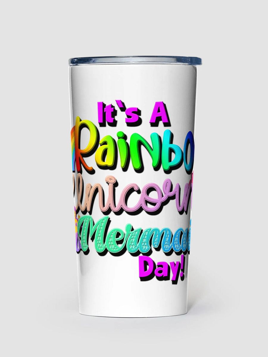 Rainbow Unicorn Mermaid 20oz Tumbler product image (1)