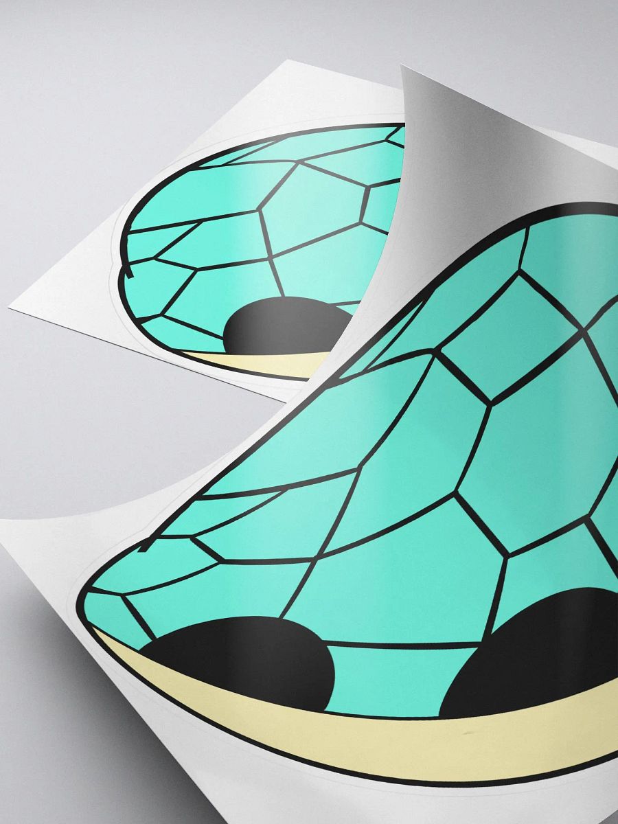 Teal Shell Stickers product image (4)