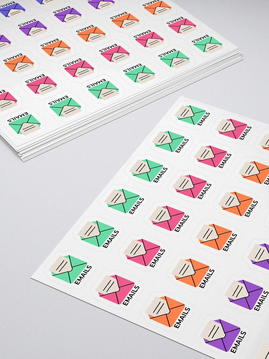 Emails Planner Stickers – Hand-Drawn, Functional Office Stickers for Work and Bullet Journals product image (4)