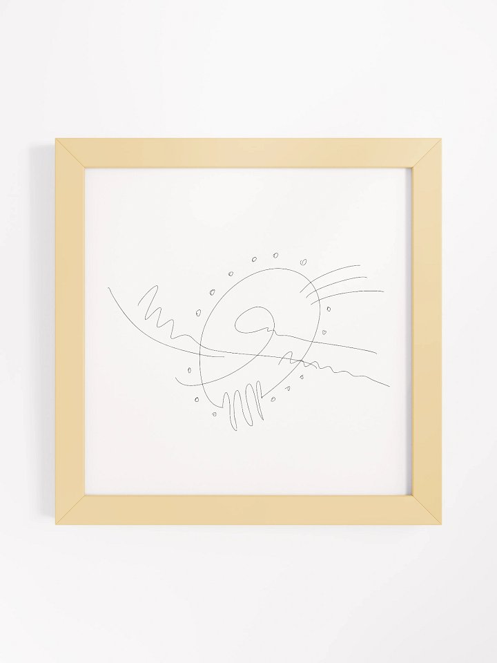 "Echoes of the Mind" - Framed Minimalist Art Print (Wall Art) product image (1)