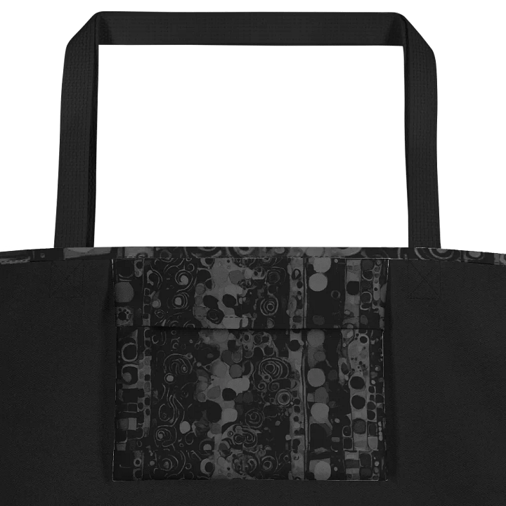 klimt inspired in blacks tote bag for classy men and ladies product image (2)