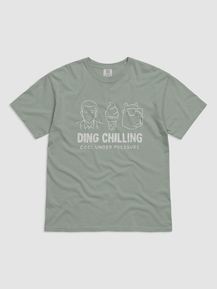 Ding Chilling 2a – Cool Under Pressure | Funny Chess Meme Design | T-Shirt White on Dark product image (1)