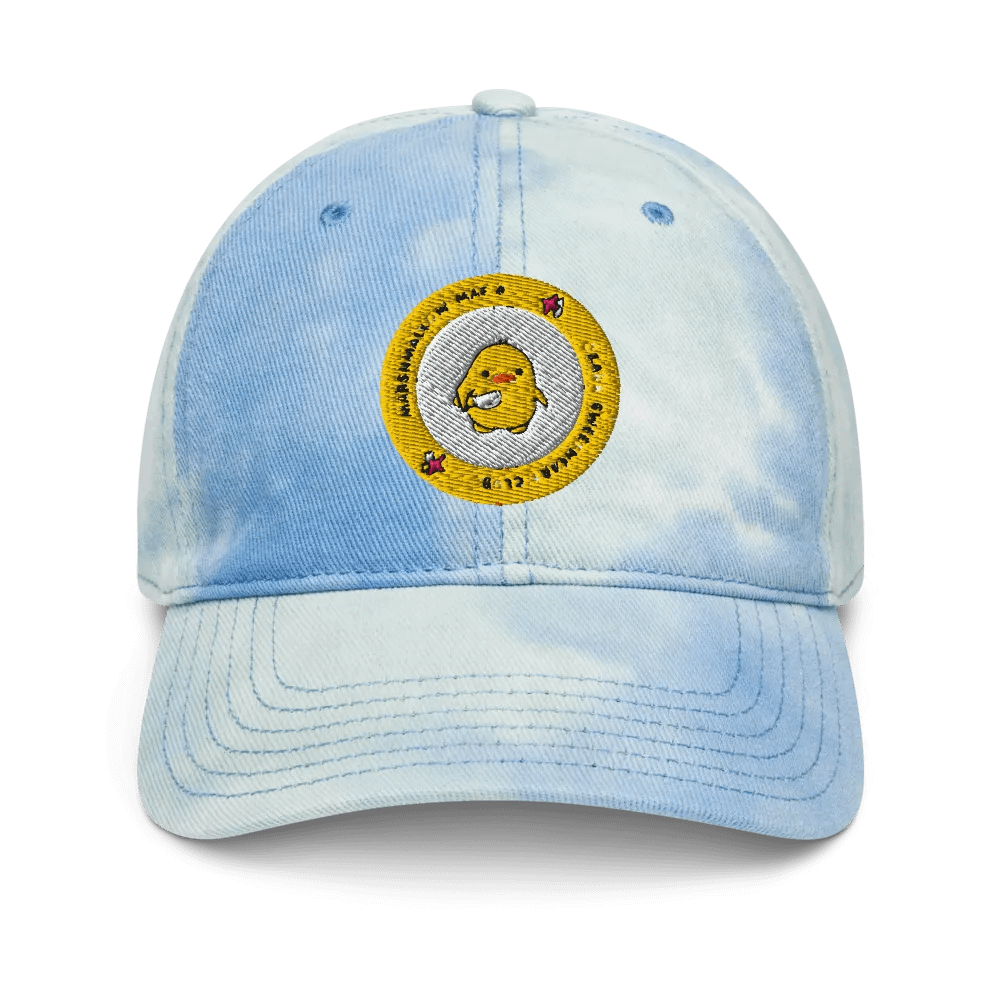 Marshmallow Mafia Tie-Dye Dad Hat product image (1)