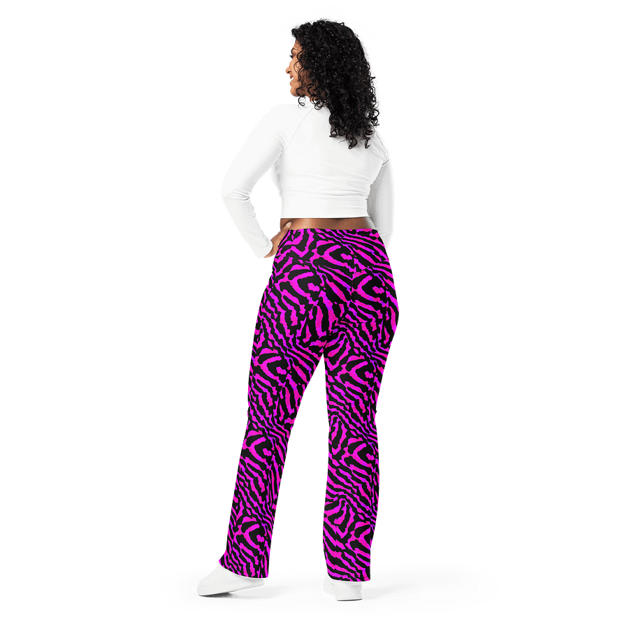Purple Zebra Flare Leggings product image (4)