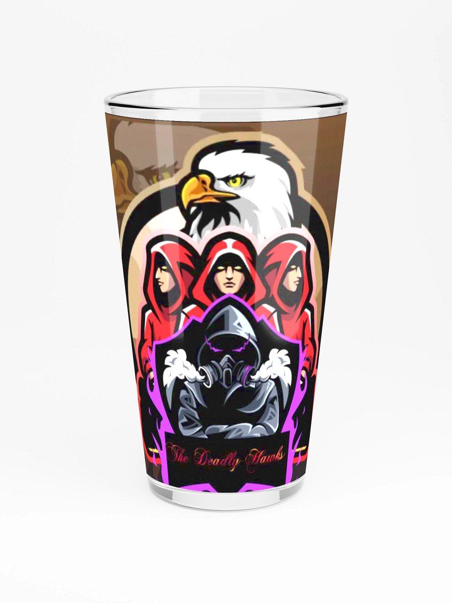 deadly hawks pint glass product image (3)
