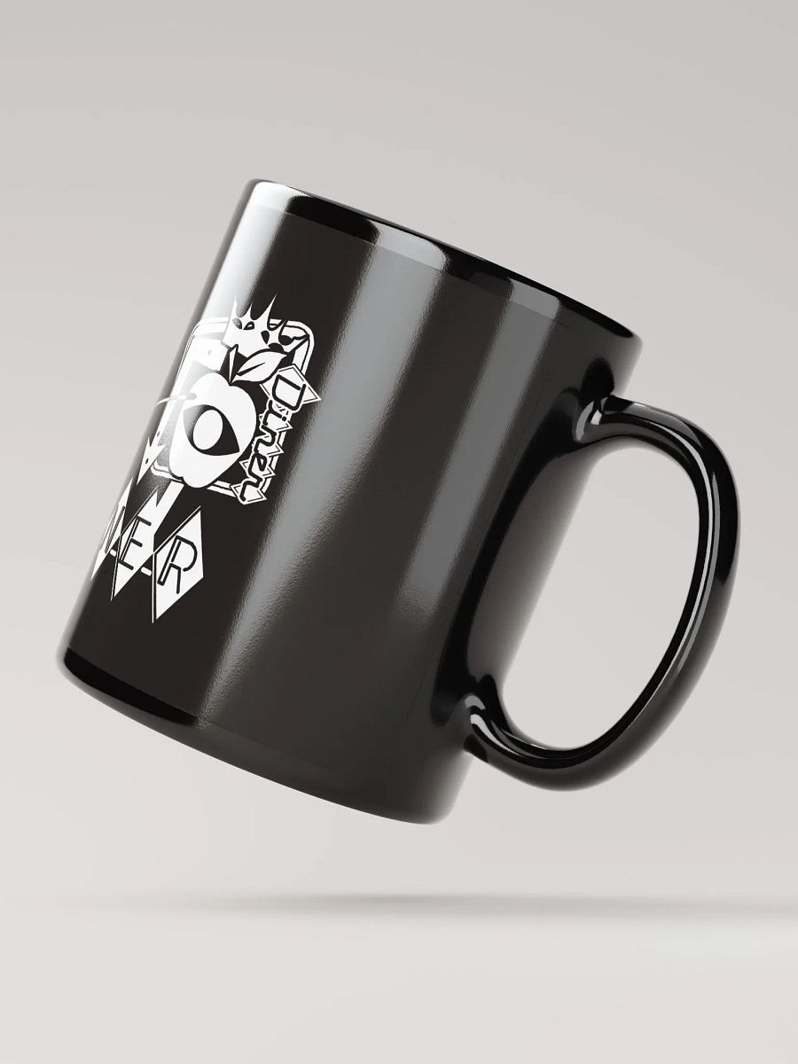 King Apple Diner (White) ✦ Black Glossy Mug product image (4)