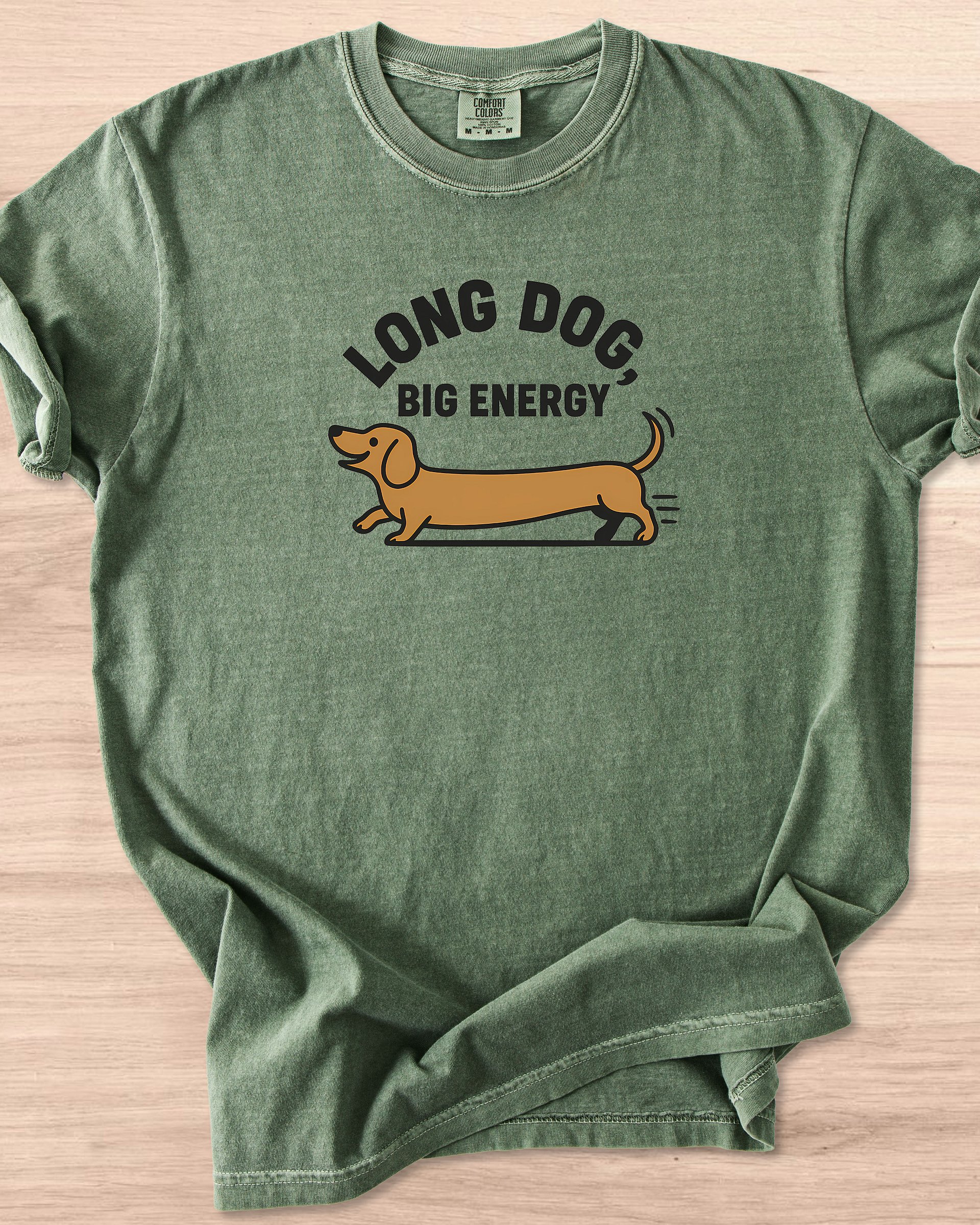 Long Dog Big Energy (Dachshund) Tee product image (52)
