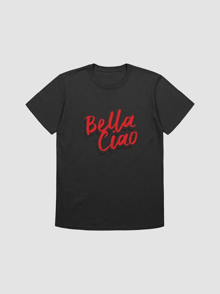 Cursive Red 'Bella Ciao' Unisex T-Shirt product image (1)