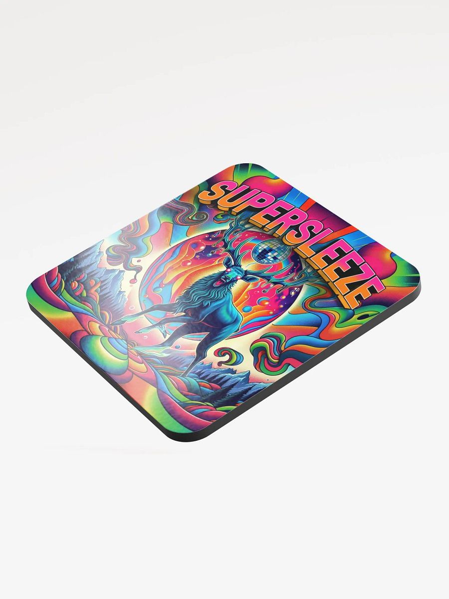 Supersleeze - Glossy Corked Coaster product image (3)