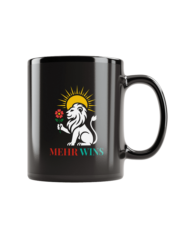 Mehr Wins - Black Mug (Style 2) product image (1)