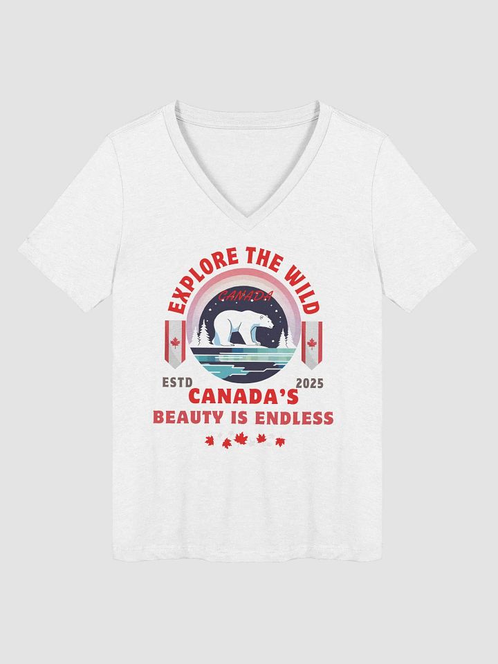Canada's Beauty Relaxed V-Neck Tee product image (5)