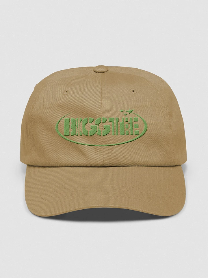 BiggTee Green Logo 3 Buckle Back Hat product image (2)