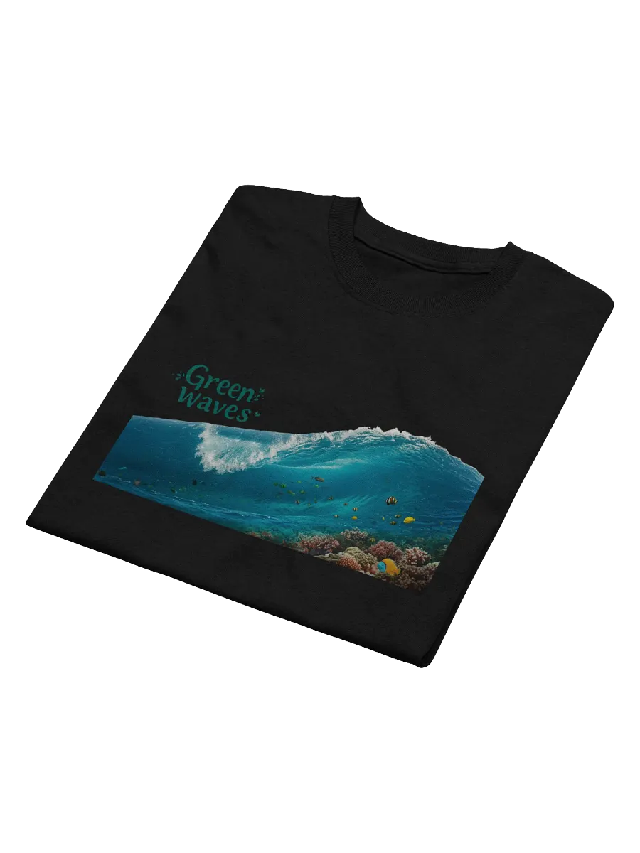 Green Wave Exploration T-Shirt product image (23)