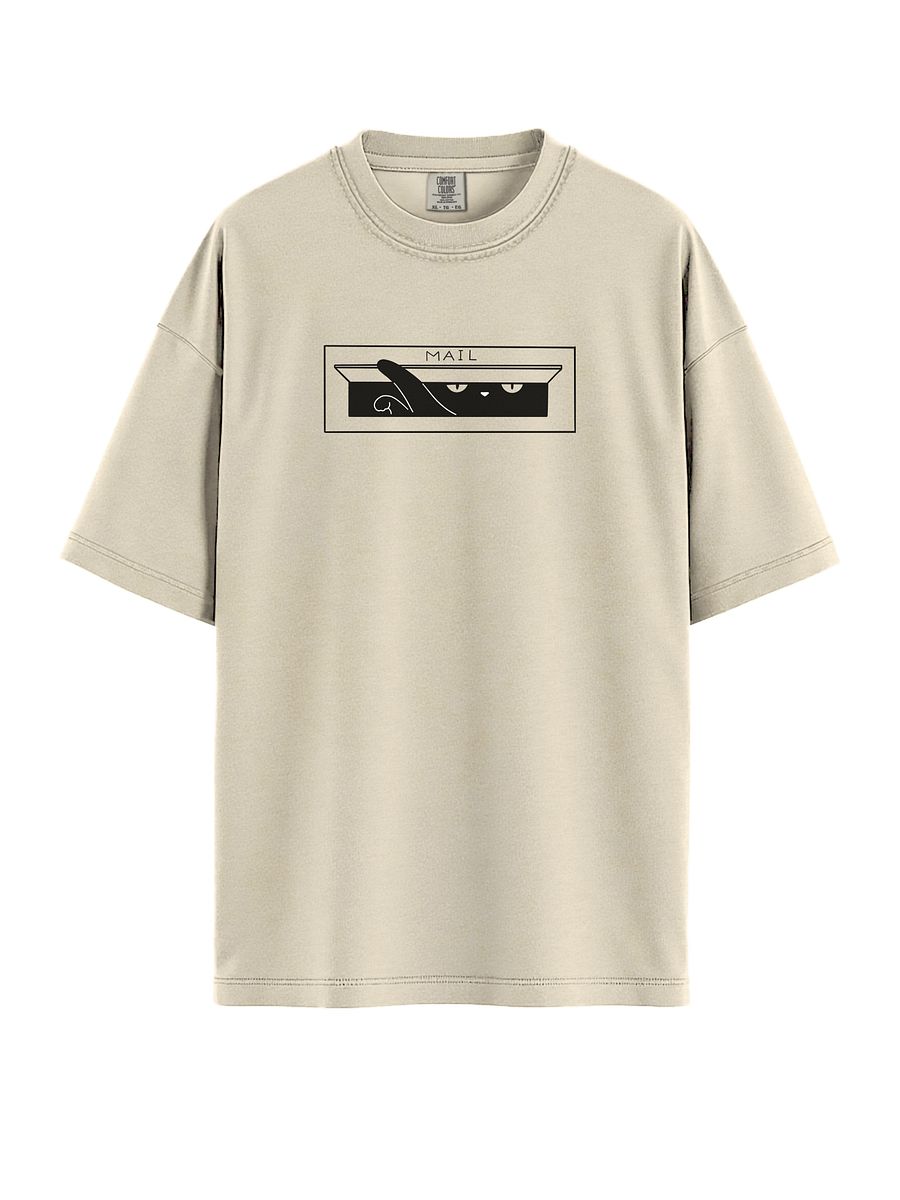 Funny Cat Mail Slot T-Shirt – Peekaboo Kitty Tee product image (1)