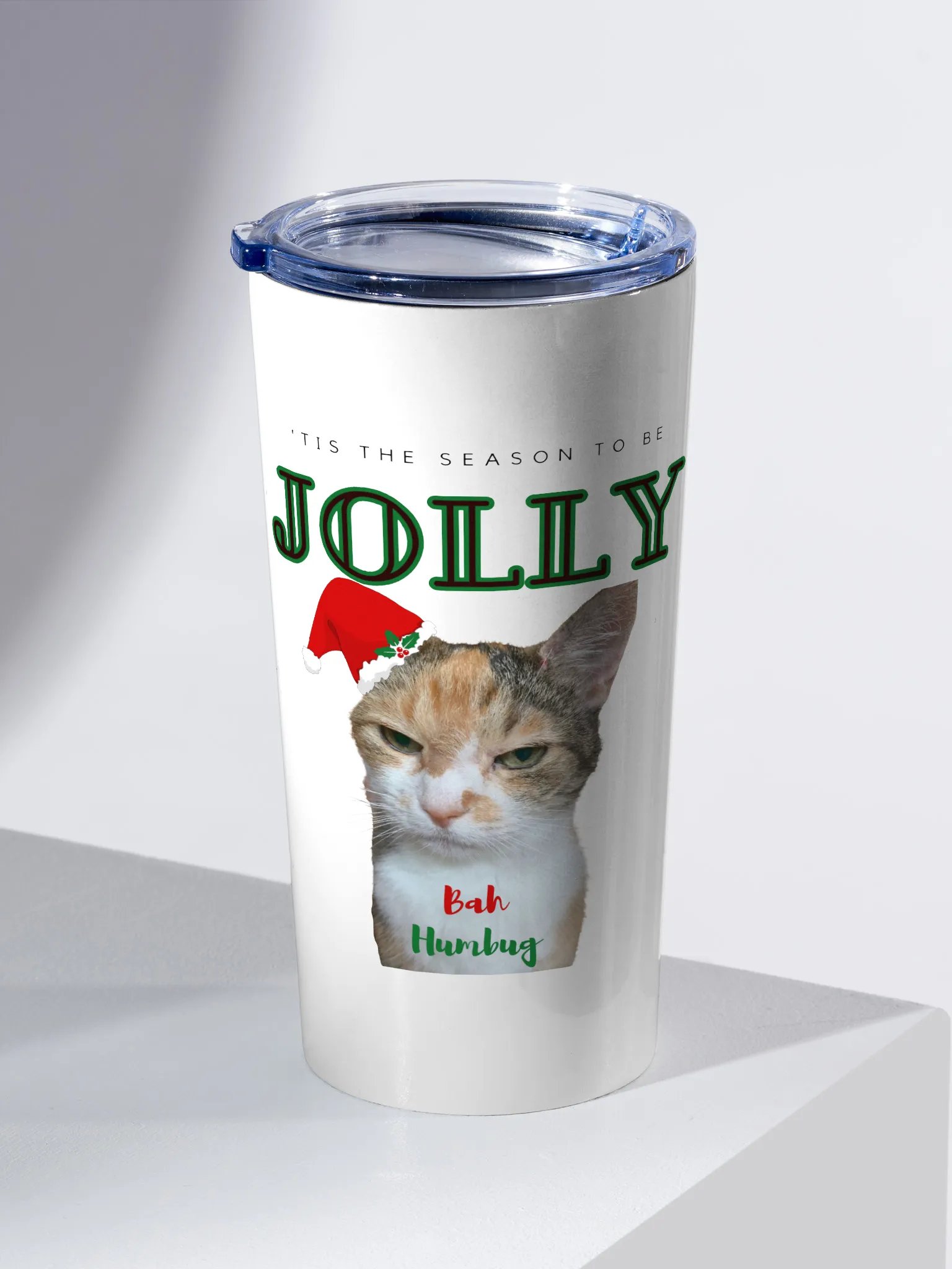 JOLLY Cat Bah Humbug 20oz Tumbler product image (2)
