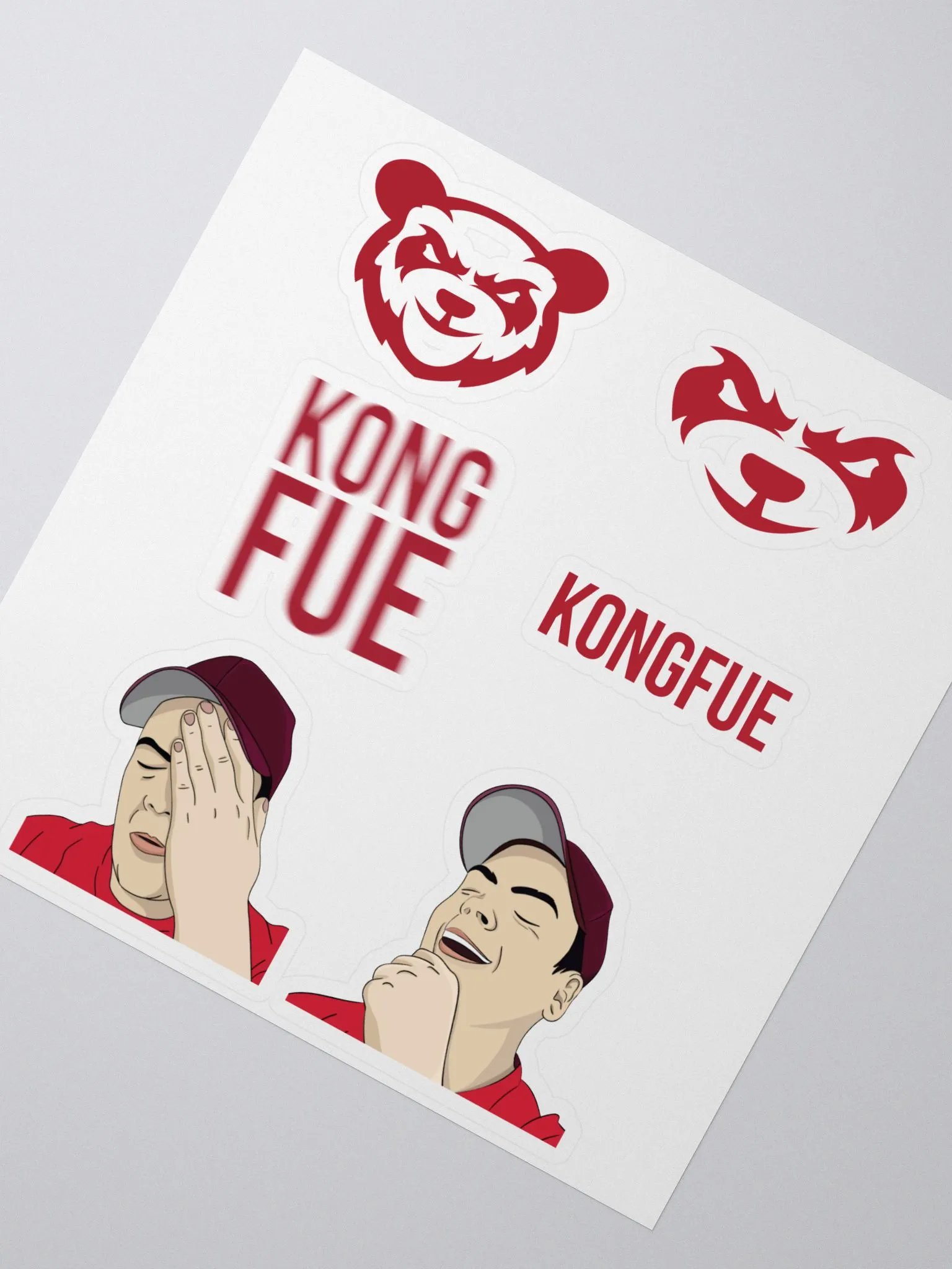 Red Kongfue Stickers product image (2)