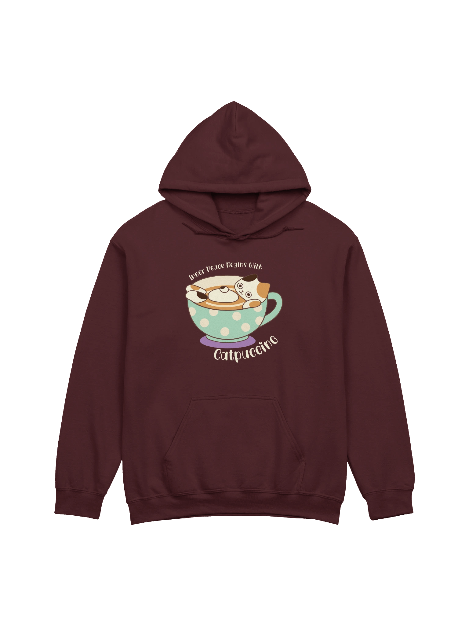 Catpuccino Cat - Unisex Adult Hoodie product image (13)