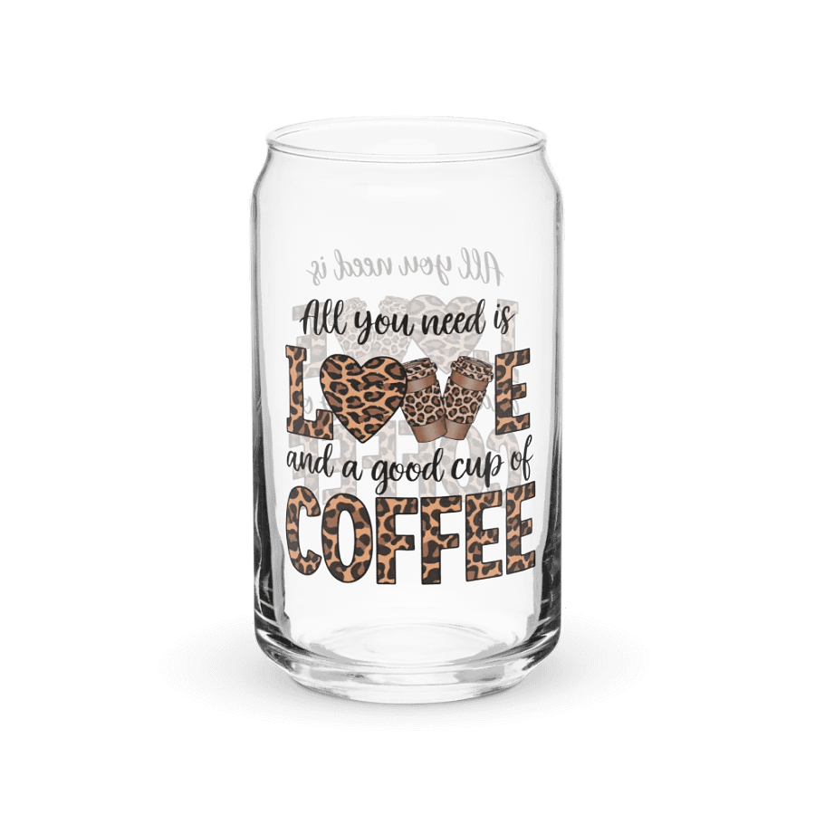 Leopard Love Coffee Can Glass product image (4)
