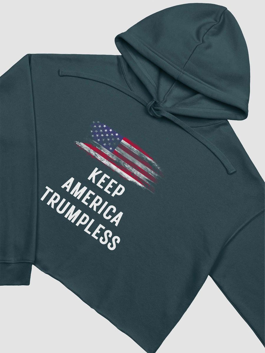 Pris-Keep America Trumpless- Bella+Canvas Fleece Crop Hoodie product image (19)