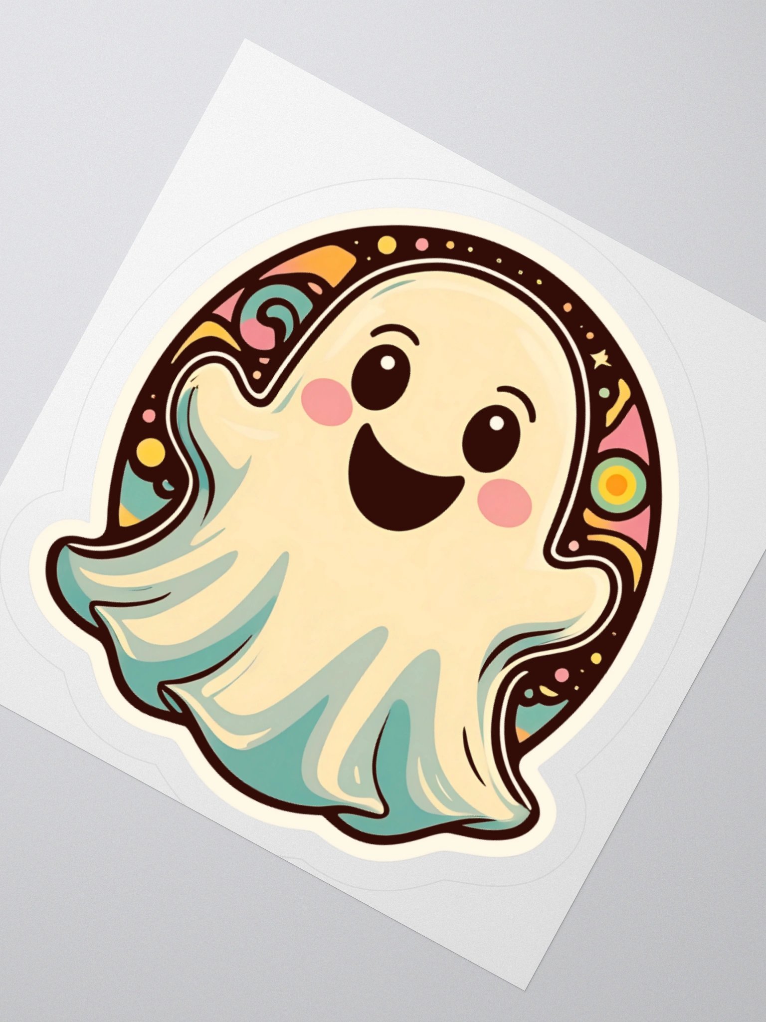 Whimsical Ghost Kiss Cut Stickers product image (5)