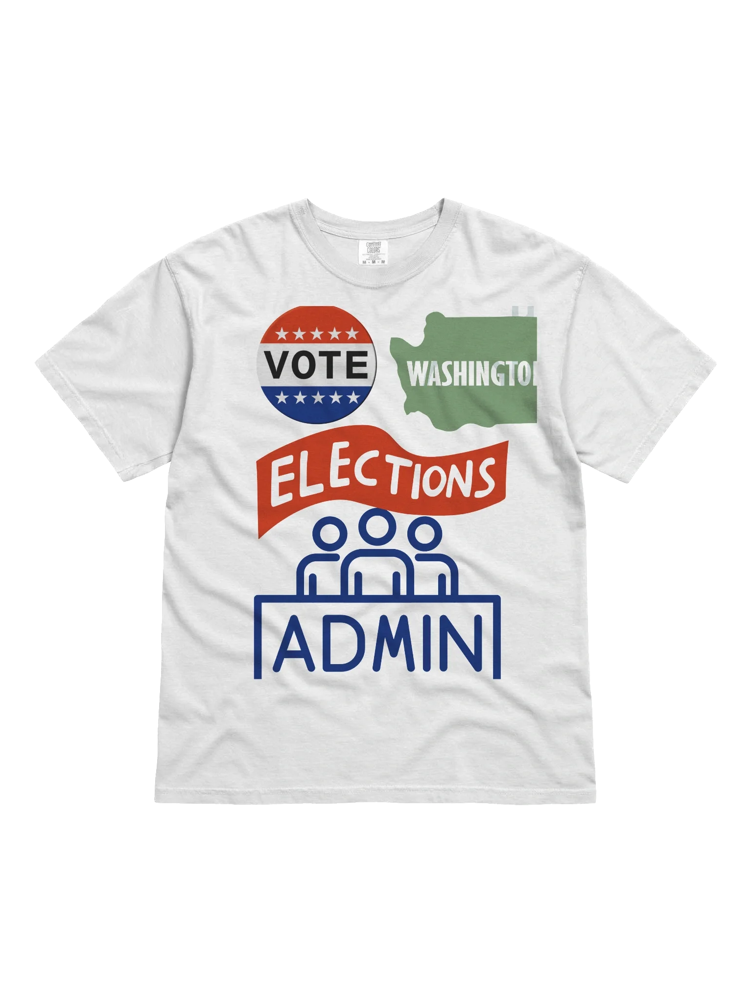 Washington Elections Team Graphic Voting Tee product image (1)
