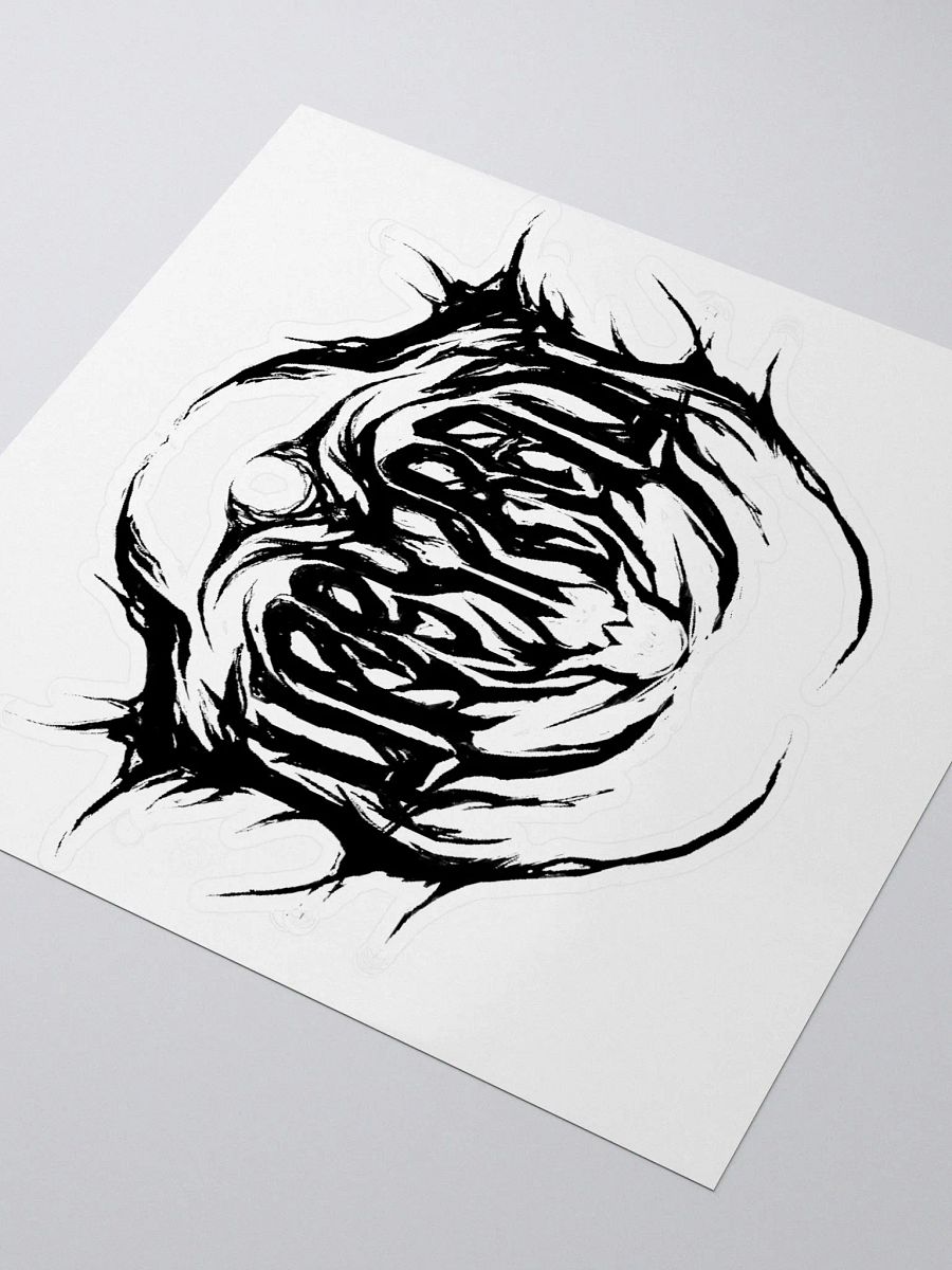Furry Trash Metal Logo Sticker product image (3)
