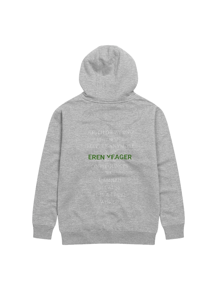 Bold 'FIGHT' Interlocked Typography Hoodie product image (8)