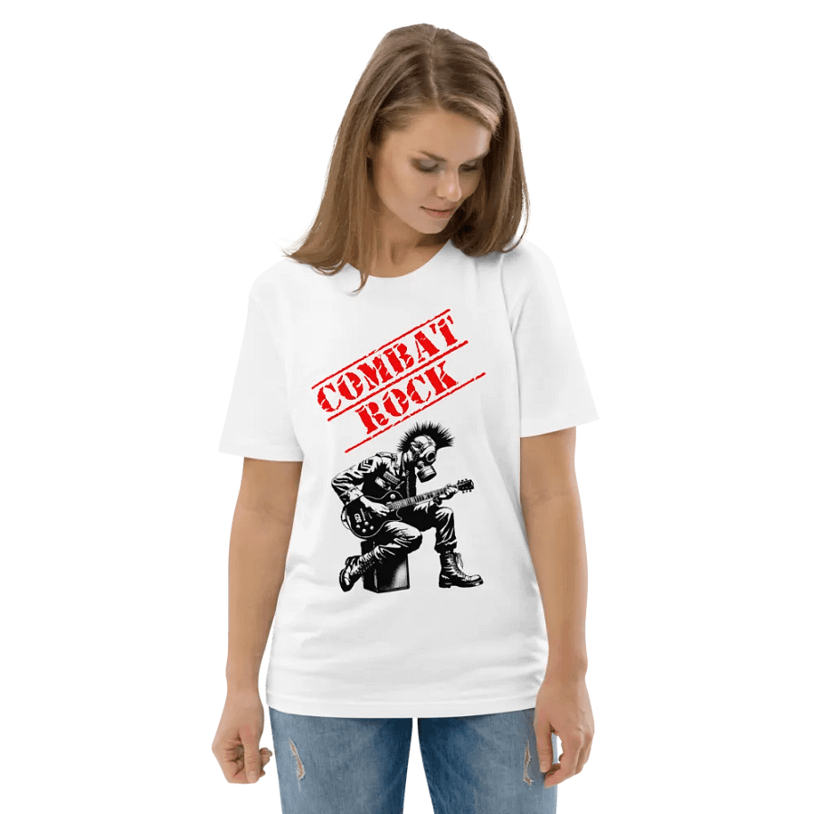 COMBAT ROCK PUNK GUITAR PLAYER SHIRT 2 product image (6)