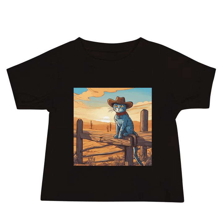 Wild West Kitty Baby Tee product image (2)