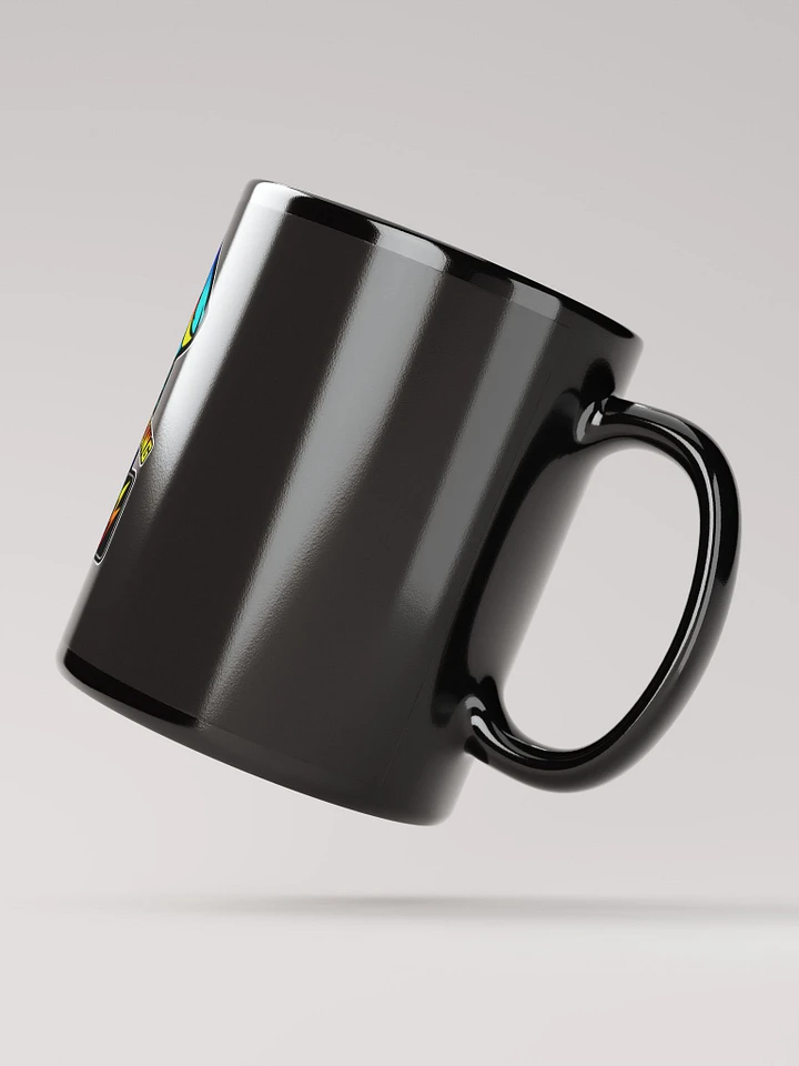 FLOW Black coffee mug product image (4)