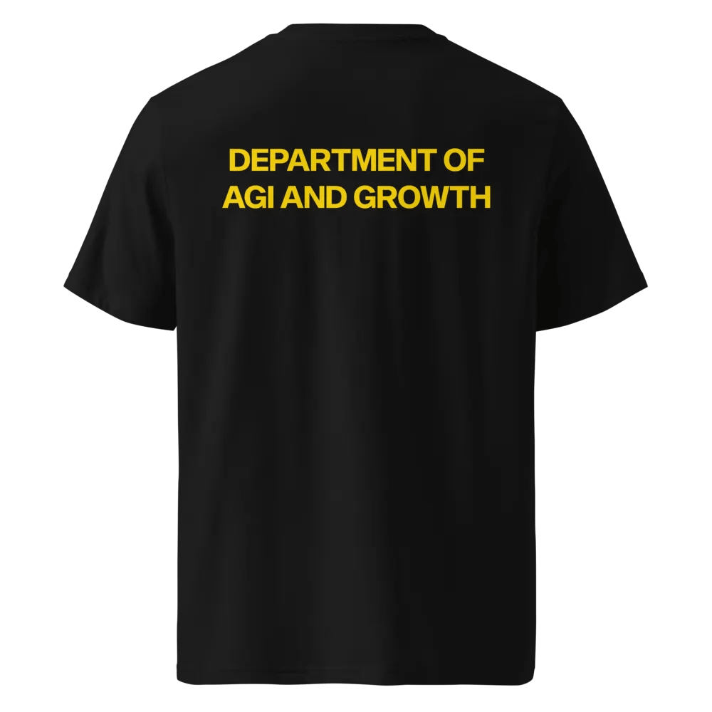 department of agi and growth t-shirt - 100% organic cotton product image (2)