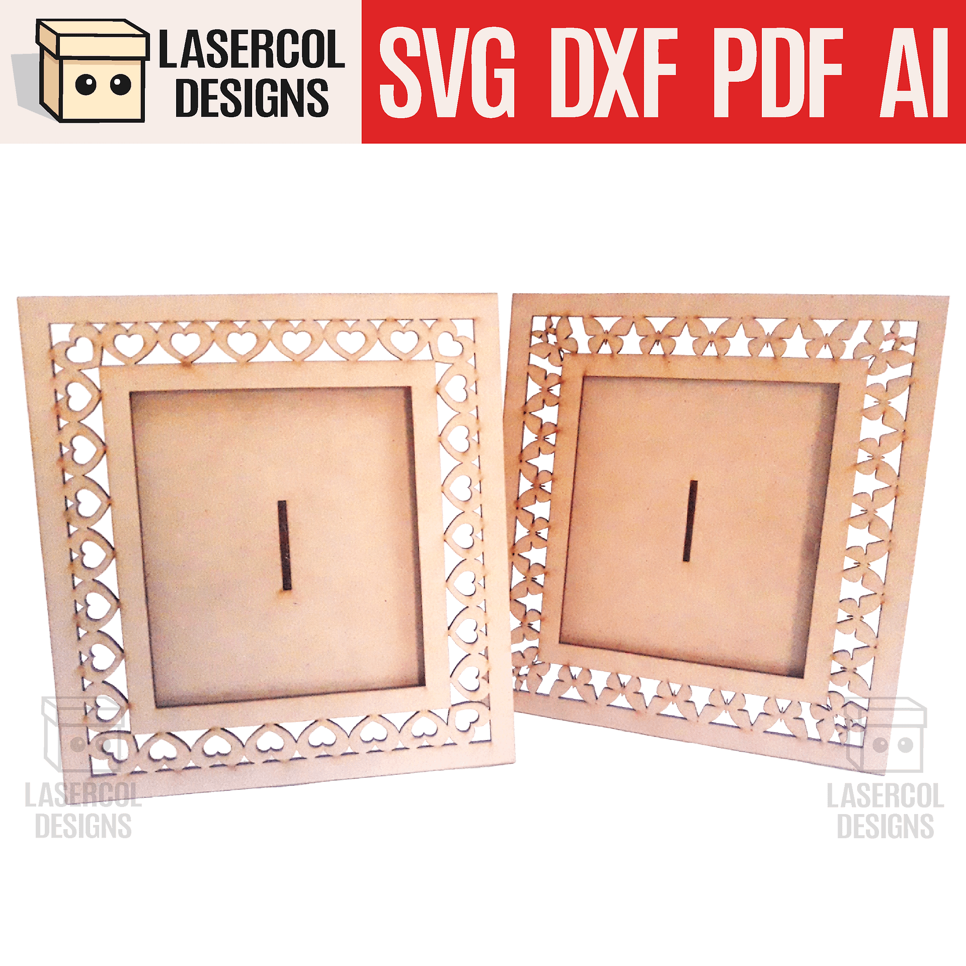Photo frame Bundle (eight Styles) - Laser Cut Files product image (4)