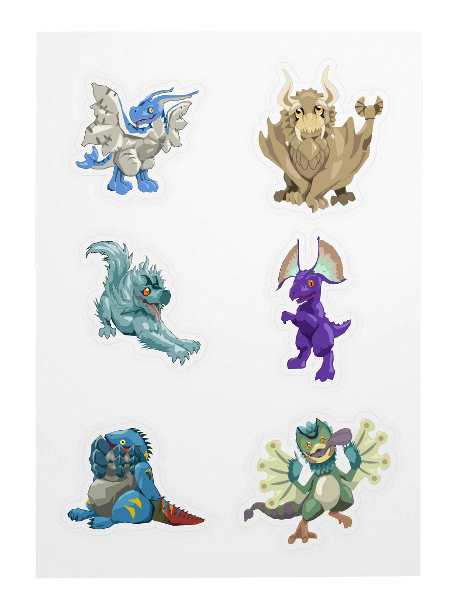Monster Hunter Babies - Sticker Sheet product image (3)