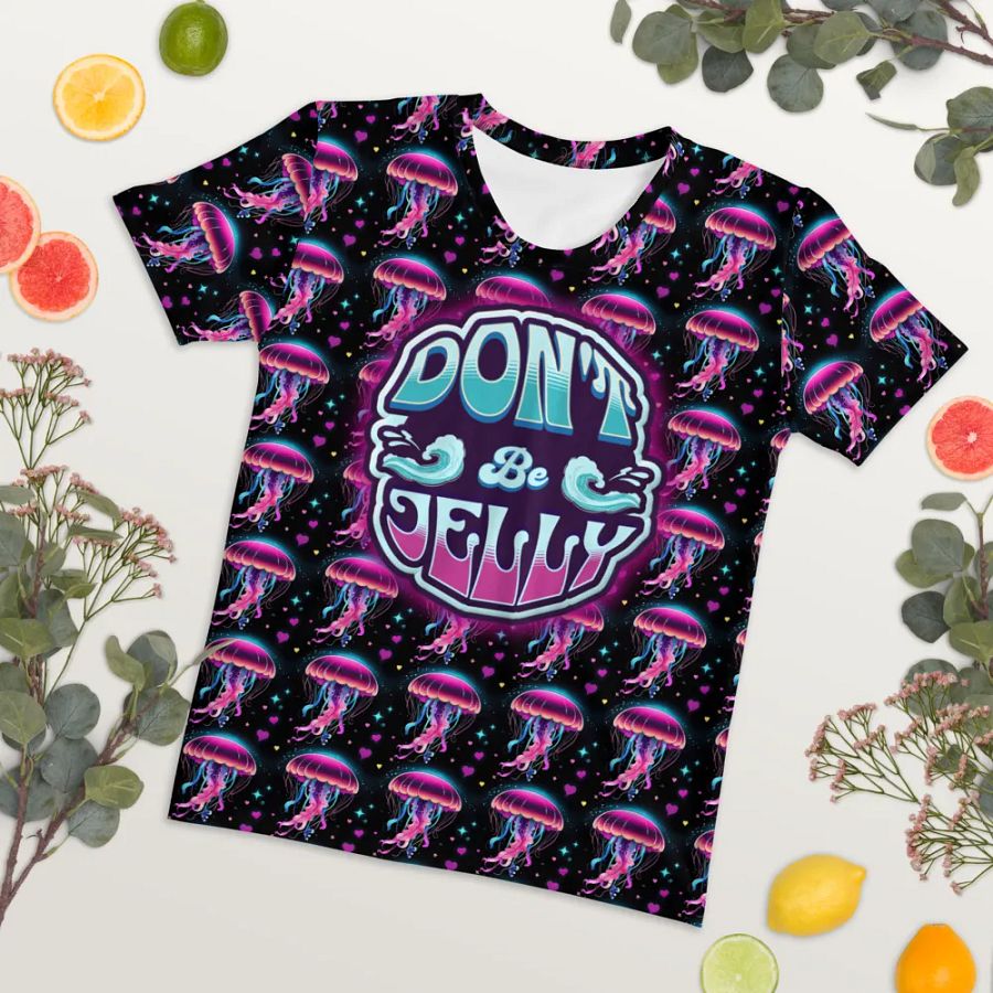 Funny Jellyfish All Over Print T-shirt product image (9)