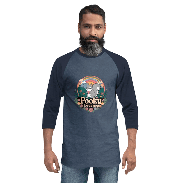 Pooky's Love Landscapes Raglan Tee product image (2)
