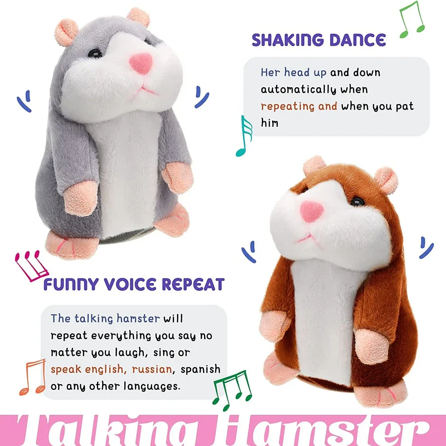 Cute Talking Hamster Toy product image (3)